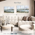 thumbnail image 4 of Elephant Stock Rocky Shore Coastline I Wall Art - Horizontal Multi Panel Canvas - Living Room Wall Decor - Beach Multi Panel - Blue And Brown Decor By Ethan Harper - 38" x 24", 4 of 8