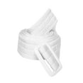 thumbnail image 4 of Cinturón de plumón para mujer, faja sencilla decorativa, cinta para la cintura Blanco, 4 of 9