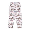 thumbnail image 5 of Naloa Cute Dog Print Women’s Ultra-Soft Comfy Pajama Lounge Pants with Pockets & Drawstring, 5 of 8