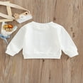 thumbnail image 4 of EIMELI Nouveau-Né Garçon Fille Col Rond Sweat-Shirt Imprimé Lettre Pull à Manches Longues Vêtements d'Automne, 4 of 7