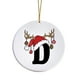 thumbnail image 1 of Adorno con nombre y letra, adorno con inicial familiar, adorno personalizado, adorno navideño con nombre familiar, regalo de Navidad, 1 of 7