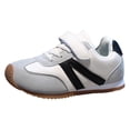 thumbnail image 2 of Boys Retro Casual Shoes Kids Casual Athletic Slip On Sneakers Toddler Fashion Suede Non Slip Tennis Shoes, 2 of 8