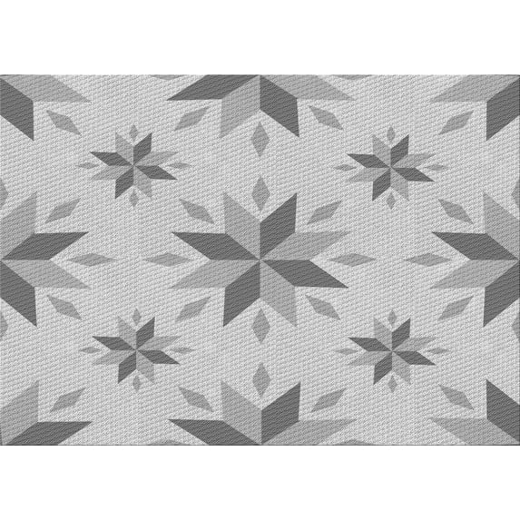 Ahgly Company Indoor Rectangle Patterned Gunmetal Gray Area Rugs, 8' x 12'