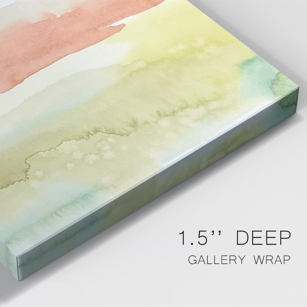 Blushing Sunrise II Premium Gallery Wrapped Canvas - Ready to Hang
