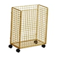 thumbnail image 2 of LOVIVER Yoga Mat Storage Basket Home Gym Equipment Storage Cart for Badminton Racket Gold, 2 of 8