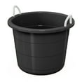 thumbnail image 6 of Life Story 17 Gallon Plastic Storage Open Top Bucket with Rope Handles, Black, 2 Pack, 6 of 6