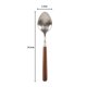 thumbnail image 1 of Cuchillo, tenedor y cuchara con mango de madera de acero inoxidable 304 Fivean unisex, 1 of 2