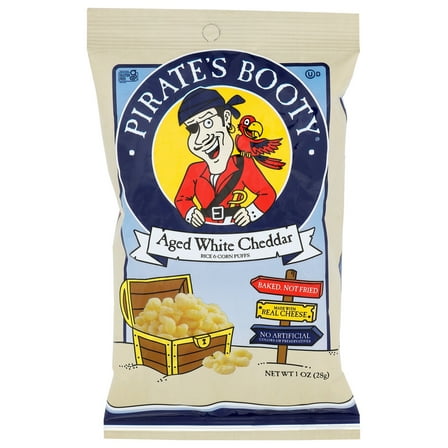 (Pack of 24) Pirate Brands Pirate Butter White Cheddar 1 Oz