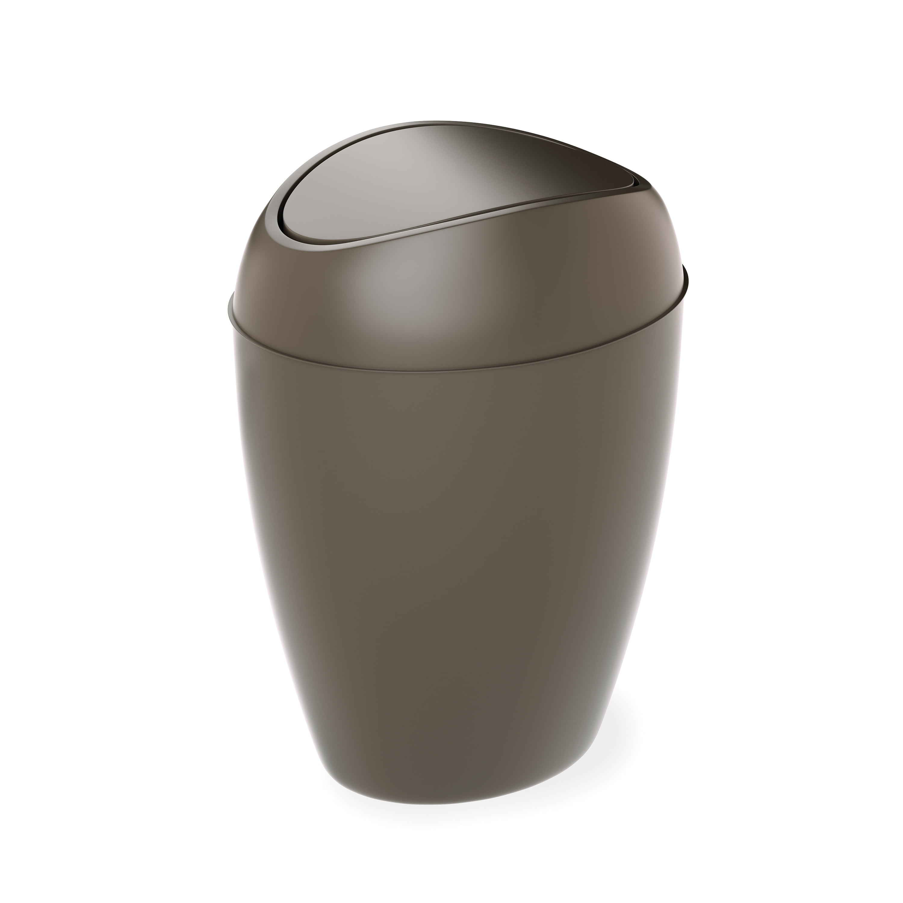 Umbra Twirla 2.2 Gallon Bathroom Trash Can with Lid