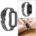 thumbnail image 3 of Correa transparente de 21 mm compatible con Huawei Band 6 de silicona deportiva para Honor Band 6 Negro, 3 of 9