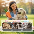 thumbnail image 3 of 2026 Giant Carrot Dog Toy, Puppy Teething Toy with Squeaker & Crinkle, Indoor Outdoor Play (29.5inch), 3 of 8