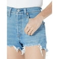 thumbnail image 2 of Levi's Women's 501 Medium Wash High Rise Jazz Solo Distressed Original Denim - 56327-0251 24, 2 of 4