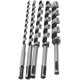 thumbnail image 1 of Juego de 5 brocas helicoidales con mango SDS Plus para trabajar la madera 230 mm 6/10/14/18/20 mm Adepaton YQ-2778, 1 of 3