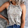 thumbnail image 4 of Mujeres Sexy Gradiente Sin Mangas Yoga Camisetas Verano Loose Fit Athletic Pullover Chaleco Fridja qr220, 4 of 6