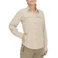 thumbnail image 3 of Little Donkey Andy Women's Stretch Quick Dry Water Resistant Outdoor Shirts UPF50+ for Hiking, Travel, Camping, Upgraded Khaki Size S, 3 of 8