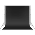 thumbnail image 1 of Fondo (negro) 3*3m estudio fotográfico plegable muselina pura para fotografía vídeo y televisión, 1 of 5