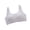 White, variant on LYMAYTER ‌Big Girls Sports Bra 9-13 Teen Wireless Seamless Breathable Daily Wear‌ for Training Bra 75-90A