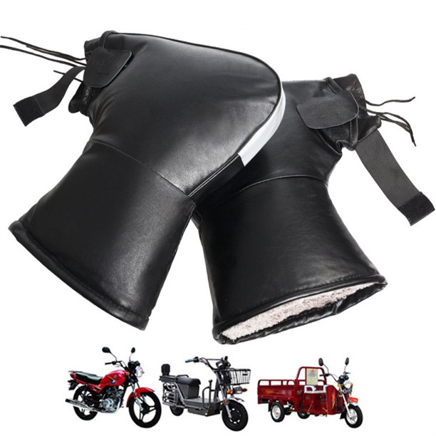 Manoplas Para Manillar De Bicicleta Guantes Para Motocicleta Guantes Impermeables A Prueba De Viento Con Tira Reflectante Guante Térmico Cálido Para Invierno Guardurnaity OD014082-00