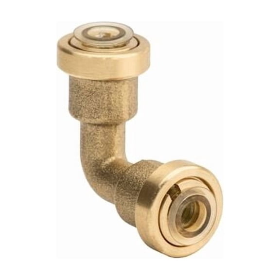 Quickfitting Elbow,Brass,Push-Fit1/4",Push-Fit1/4" HV-SE-0250