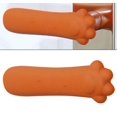 thumbnail image 2 of Chendee Cat Claw Shape Silicone Door Handle Cover Bumper Gloves For Kids Helper,Orange, 2 of 6