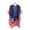 款式4, variant on Women's American Flag Print Kimono Cover Up 80x35in Lightweight Sheer Open Front Beach Cardigan Patriotic Star Striped Swimwear Wrap for 4th of July