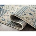 thumbnail image 3 of Abani Mesa Collection Cream Rug Border Blue Southwest 6' x 9' Area Rug, 3 of 5