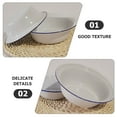 thumbnail image 5 of PAMINGONO Large Enamel Kitchen Basin Bowl, Multi-Purpose Enamelware for Cooking, Washing, and Food Prep, 1 Piece, 5 of 8