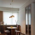 thumbnail image 2 of Luces colgantes XZHGCEE Isla de cocina de vidrio ámbar, 2 of 9