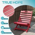 thumbnail image 7 of FODINGHILL Folding Xavier Adirondack Chair, HDPE All-Weather Folding Adirondack Outdoor Chair for Patio Porch Garden, Red, 7 of 7
