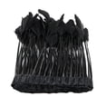 thumbnail image 2 of adornos de plumas naturales, adornos de flecos para de , artesanal, disfraz, accesorio de maquilje, decoración BLESIY Plumas adornadas franja, 2 of 8