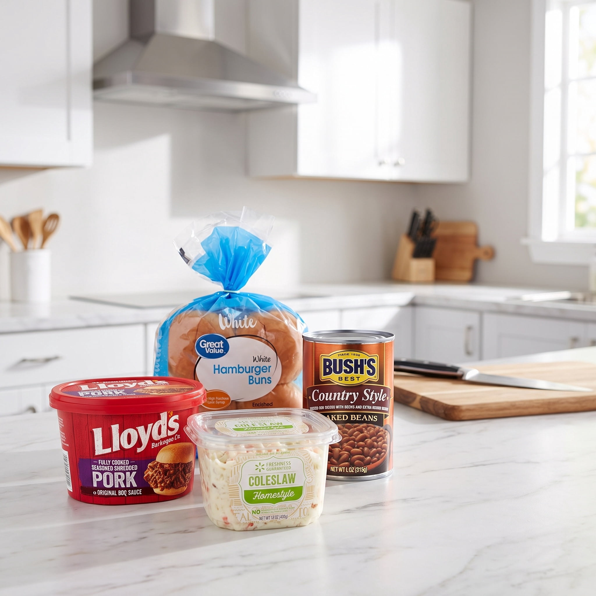 BBQ Pulled Pork Sandwich Meal Bundle