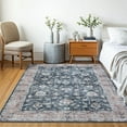 thumbnail image 7 of Delara 8'x10' Machine Washable Area Rug, Soft & Durable, Non-Slip, Stain Resistant, Midnight Garden, for Bedroom, Living & Dining Room, 7 of 7