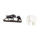 thumbnail image 5 of Colección Moderna De Esculturas De Animales De Feng Shui, Figura De Cerámica De Toro, Oso, Vaca, Ganado, Elefante, Obra De Arte Para Escritorio, Estantería, Mesa, Regalo De Cumpleaños,, 5 of 8