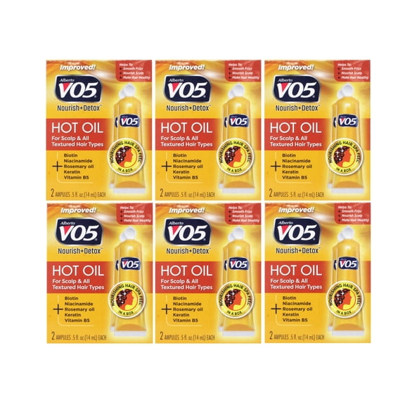 VO5 Hot Oil Therapy Moisturizing Treatment 2 ea (Pack of 6)