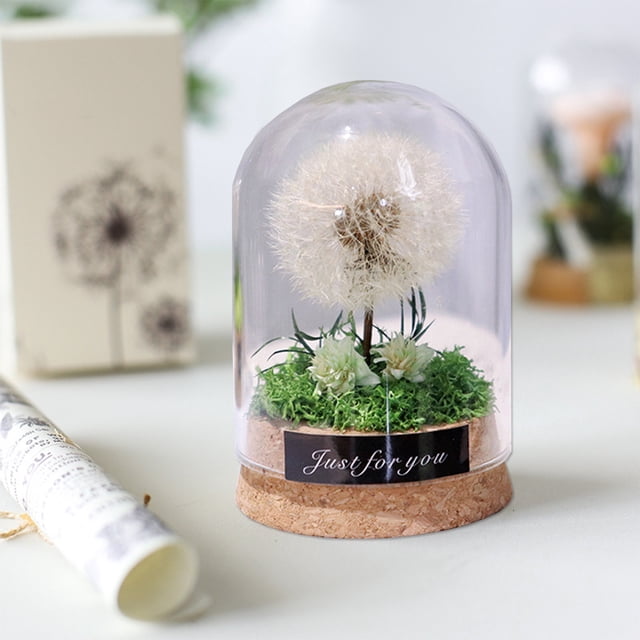 Eternal Simulation Flower Desktop Ornament 3.54In Maintenance Free Lifelike Appearance Decor Party Favors For Home Office Computer Desk Festival Gift Tabletop Centerpiece Interior Decoration