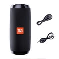 thumbnail image 1 of Altavoz Tarjeta TF Radio Altavoz inalámbrico Apagado automático Recargable Caja de sonido 4.2 compatible con Bluetooth, Negro Advancent EL002271-03B, 1 of 2