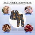 thumbnail image 7 of KLL Colorful Fox Sleepwear Mens Flannel Pajamas,Long Cotton Pj Set, 7 of 7