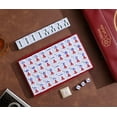 thumbnail image 6 of Chinese Mahjong Set X-Large 146 Numbered Melamine 1.5" Large Size Tile with Carrying Travel Case, English Manual, Pro Complete Mahjongg Game Set (Majiang, Mah Jongg), 6 of 8