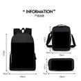 thumbnail image 2 of Backpack 17 Inch Student School Bag Set 3d Digital Printing School Bag, 2 of 5