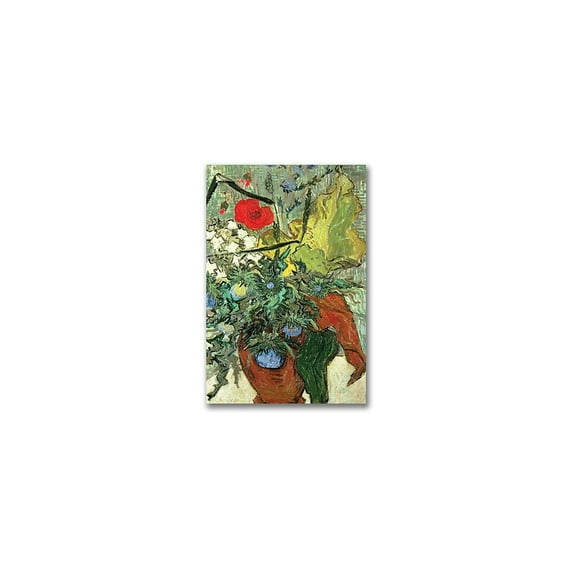Trademark Fine Art "Bouquet Of Wild Flowers" Canvas Wall Art by Vincent van Gogh
