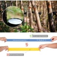 thumbnail image 3 of Honmein Resistance Bands for Working Out, Exercise Bands with 5 Resistance Levels Fit for Home Fitness, Strength Training, Natural Latex Resistance Band Include Instruction Guide and Carry Bag., 3 of 6