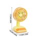 thumbnail image 3 of Candy Color Mini Desktop Fan USB Rechargeable Small Fan For Office Desk Summer Coolings Fan, 3 of 6
