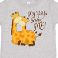 thumbnail image 4 of Inktastic My Yaya Loves Me Boys or Girls Toddler T-Shirt, 4 of 5