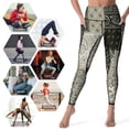 thumbnail image 5 of Vintage Paisley Patchwork Quilt Leggings Fitness Gym Yoga Pants High Waist Stretch Sports Tights Leggins, 5 of 6