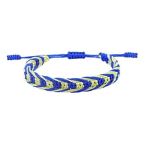 HIJONES Rainbow LGBT Pride Bracelet for Lesbian Gay Bisexual Adjustable Braided Bracelet Jewelry Style 6