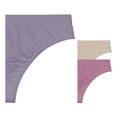 thumbnail image 3 of Tanga Secret Treasures para Mujer, Seamless, Multicolor Talla M 3 Piezas, 3 of 4