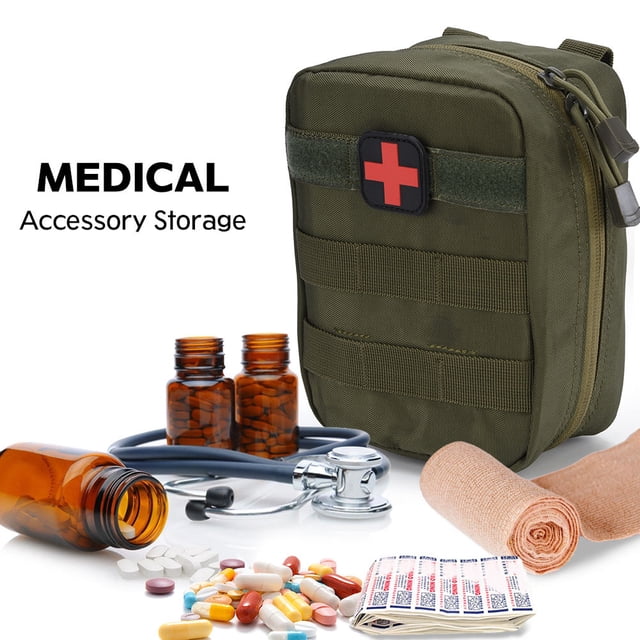 Bolsa Médica De Primeros Auxilios, Mochila Impermeable Y Duradera De Tela 900D Para Supervivencia, Camping, Senderismo, Ejército, Militar, Táctica, Abrenamiento