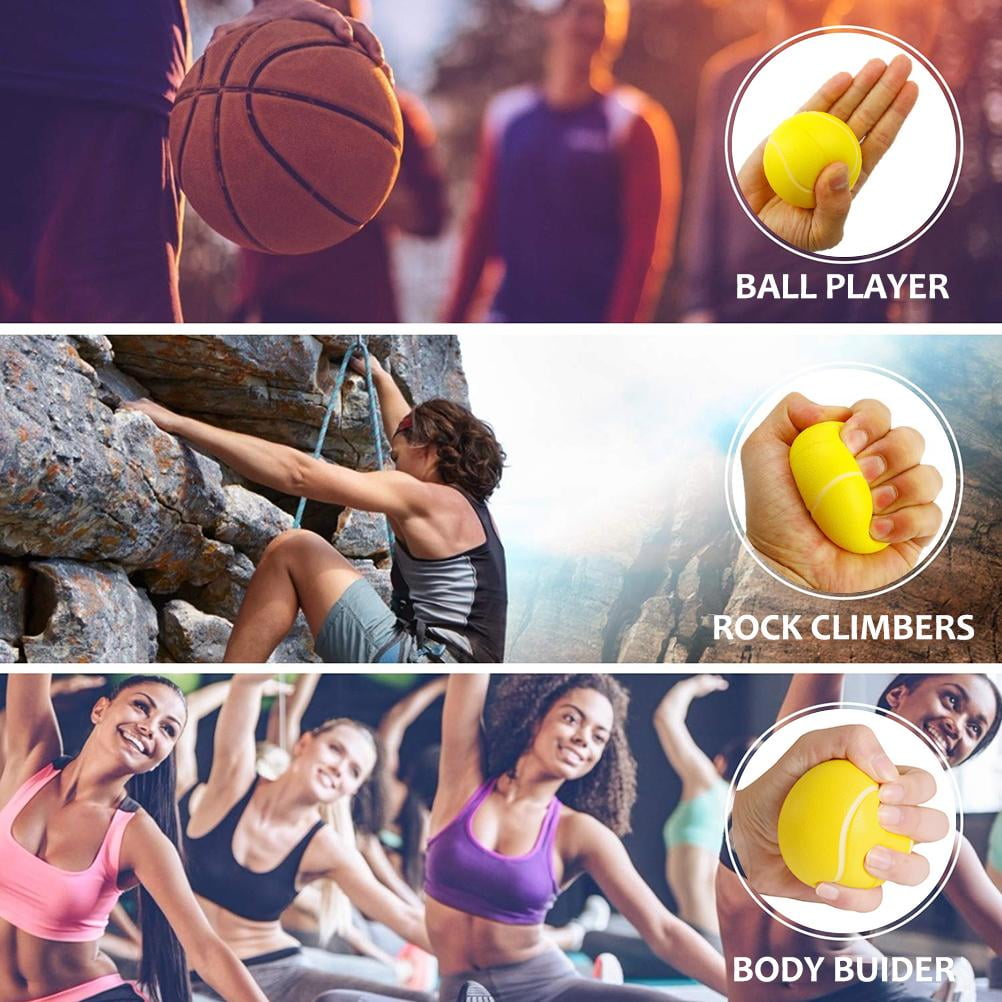Elastic PU Hand Exerciser Finger Exerciser Exerciser Hand Exercise Balls Soft Ball for Hand Exercises
