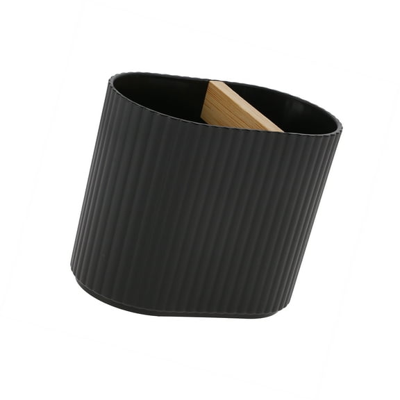 Vocoste Lightweight Toothbrush Holder for Bathroom Black 1 Pcs