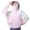 Pink, variant on Mdesiwst Women Sunscreen Coat Zipper Opening Hooded Face Nack Protection Ice Silk Anti-UV Thin Soft Breathable Long Sleeve Color Matching Cycling Camping Jacket